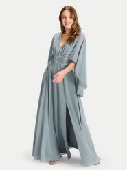 Swing Sukienka wieczorowa 5AI10300 Niebieski Regular Fit. Niebieskie sukienki damskie Swing, bez wzorów, z syntetyku, wizytowe, bez ramiączek. Za 969.99 zł.