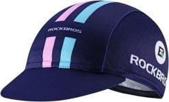 Czapka rowerowa pod kask, czapka VTT na lato. Czarne czapki damskie ROCKBROS, na lato, bez wzorów, z materiału. Za 63.60 zł.