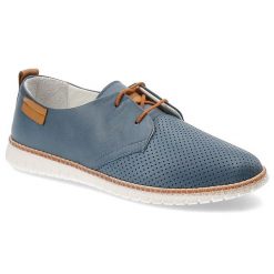 Niebieskie Półbuty Artiker Eleganckie Obuwie Damskie. Niebieskie półbuty damskie Artiker, na wiosnę, bez wzorów, bez obcasa, bez zapięcia. Za 239.00 zł.