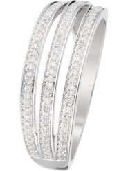 DIAMOND & CO Złoty pierścionek z diamentami rozmiar: 54. Szare pierścionki damskie Diamond & Co, z diamentem, złote. Za 1,735.45 zł.