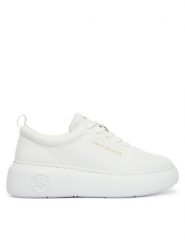 Armani Exchange Sneakersy XW002790 AF11912 U0002 Biały. Białe obuwie sportowe damskie Armani Exchange, ze skóry, bez zapięcia. Za 729.99 zł.