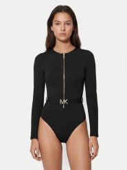 MICHAEL Michael Kors Strój kąpielowy MM18976 Czarny. Czarne stroje jednoczęściowe MICHAEL Michael Kors, bez wzorów, z syntetyku. Za 969.99 zł.