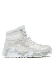 Skechers Sneakersy Uno Lite Camo Dazzle 310485L/SLGY Srebrny. Szare buty sportowe dziewczęce Skechers, bez wzorów, z materiału, bez zapięcia. Za 209.99 zł.