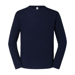 Koszulka Z Długim Rękawem Unisex Dla Dorosłych Iconic 195. Niebieskie bluzki damskie Fruit of the Loom, xl, bez wzorów, sportowe, bez kołnierzyka, bez ramiączek. Za 62.99 zł.