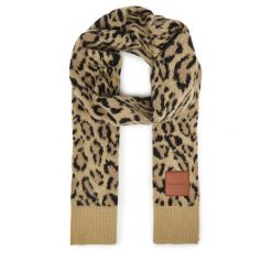 Szalik Coach. Brązowe szaliki damskie Coach, bez wzorów. Za 839.99 zł.