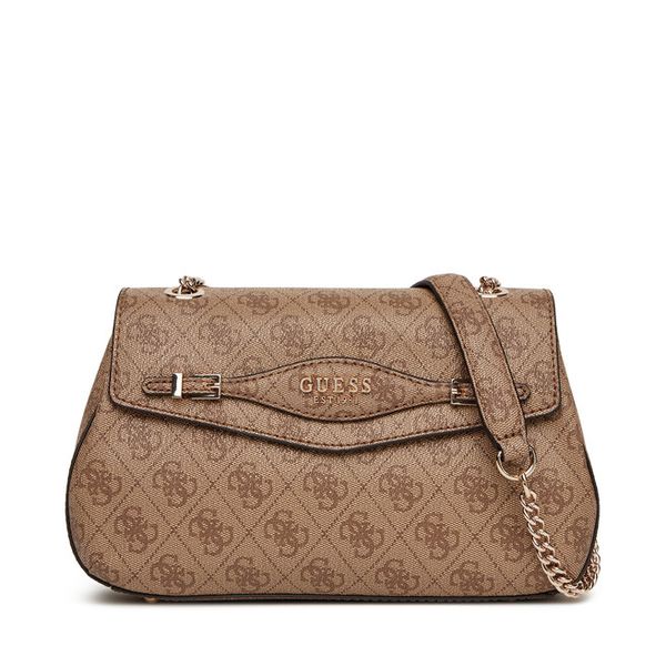 Torebka Guess. Brązowe torebki klasyczne damskie Guess, bez dodatków. Za 309.99 zł.