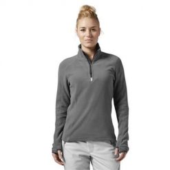 Bluza sportowa damska Reebok AB5089. Szare bluzy damskie Reebok, m, bez wzorów, z materiału, bez kaptura. Za 184.00 zł.