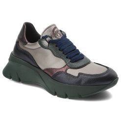 Szare Sneakersy Hispanitas Półbuty Sportowe Premium. Szare półbuty damskie Hispanitas, bez wzorów, ze skóry, bez obcasa, bez zapięcia. Za 639.00 zł.