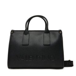 Torebka Valentino. Czarne kuferki damskie Valentino, bez wzorów, bez dodatków. Za 449.99 zł.