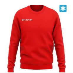 Bluza Givova Felpa Czerwono-Czerwona 2xl. Czarne bluzy damskie Givova, na lato, m, bez wzorów, z bawełny, bez kaptura. Za 88.10 zł.