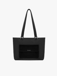 Czarna skórzana shopperka A4. Czarne shopper bag Brawo sp. z o.o., bez wzorów, ze skóry, duże, bez dodatków. W wyprzedaży za 314.99 zł.