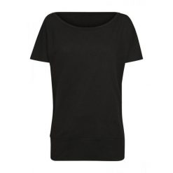 Damska Koszulka Z Nietoperzem. Czarne bluzki damskie BUILD YOUR BRAND, xl, bez wzorów, bez kołnierzyka, bez ramiączek. Za 57.99 zł.