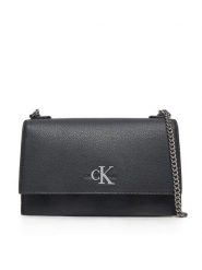 Calvin Klein Jeans Torebka K60K612233 Czarny. Czarne listonoszki damskie Calvin Klein Jeans, bez wzorów, z jeansu, bez dodatków. Za 289.99 zł.