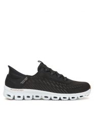 Skechers Sneakersy Glide-Step-Tranquility 104574/BKW Czarny. Czarne obuwie sportowe damskie Skechers, z materiału, bez zapięcia. Za 229.99 zł.