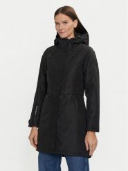 Whistler Parka Mullie W W-PRO 10000 W214099 Czarny Regular Fit. Czarne parki damskie WHISTLER, z syntetyku, bez kaptura. Za 259.99 zł.
