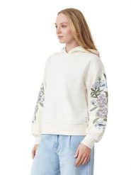 Scotch & Soda Bluza w kolorze kremowym rozmiar: S. Brązowe bluzy damskie Scotch & Soda, s, bez wzorów, z kapturem. Za 188.85 zł.