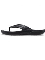 Crocs Japonki "Baya II" w kolorze czarnym rozmiar: 45/46. Czarne klapki damskie Crocs, bez wzorów, z tworzywa sztucznego, z otwartym noskiem, bez obcasa, bez zapięcia. Za 96.60 zł.