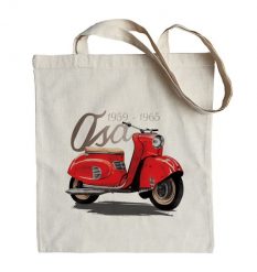 Osa — torba. Czerwone shopper bag nikiniki, bez wzorów, z bawełny, na ramię, bez dodatków. W wyprzedaży za 24.65 zł.