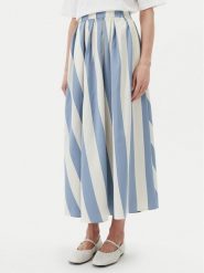 Weekend Max Mara Spódnica maxi Vidim 2515101062 Niebieski Regular Fit. Niebieskie spódnice damskie Weekend Max Mara, bez wzorów, z bawełny, maxi. Za 1,309.00 zł.