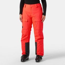 Spodnie narciarskie cargo damskie Helly Hansen Switch 2.0. Czerwone spodnie sportowe damskie Helly Hansen, na zimę, bez wzorów, narciarskie. W wyprzedaży za 852.00 zł.