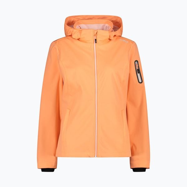 Kurtka softshell damska CMP. Brązowe kurtki damskie CMP, bez wzorów, z softshellu, bez kaptura. Za 209.99 zł.