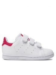 Adidas Sneakersy Stan Smith Cf 1 FX7538 Biały. Białe buty sportowe dziewczęce Adidas, bez wzorów, ze skóry, bez zapięcia. Za 169.99 zł.