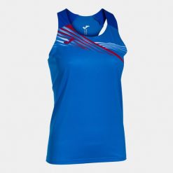 Tank top do biegania damski Joma Elite X. Niebieskie koszulki sportowe damskie Joma, xs, bez wzorów, bez ramiączek, do biegania. W wyprzedaży za 80.50 zł.