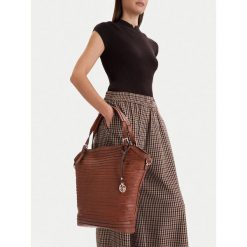 Torebka Lasocki. Brązowe torebki klasyczne damskie Lasocki, bez dodatków. Za 219.99 zł.