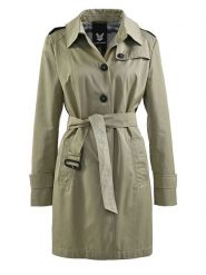 Fuchs Schmitt Trencz w kolorze jasnozielonym rozmiar: 46. Zielone płaszcze damskie Fuchs Schmitt, bez wzorów, z tkaniny, bez kaptura. Za 347.99 zł.