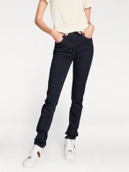 Heine Dżinsy - Slim fit - w kolorze granatowym rozmiar: 46. Niebieskie jeansy damskie Heine. Za 65.85 zł.