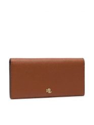 LAUREN RALPH LAUREN Portfel Slim Wallet 432802917010 Brązowy. Brązowe portfele damskie Lauren Ralph Lauren, bez wzorów, ze skóry. Za 359.99 zł.