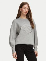 Guess Sweter W6BR52 Z1453 Szary Regular Fit. Szare swetry klasyczne damskie Guess, xs, bez kołnierzyka. Za 434.99 zł.