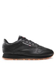 Reebok Sneakersy Classic Leather GY0961 Czarny. Czarne obuwie sportowe damskie Reebok, ze skóry, bez zapięcia. Za 269.99 zł.