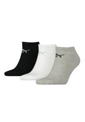 Puma Skarpety Stopki 3-Pack 94710907. Białe skarpetki damskie Puma, bez wzorów, z bawełny. Za 36.99 zł.