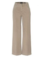 Rosner Dżinsy - Wide Leg fit - w kolorze beżowym rozmiar: 38/L32. Brązowe jeansy damskie Rosner, z podwyższonym stanem. Za 240.95 zł.