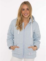 Zwillingsherz Bluza "Endless Love" w kolorze błękitnym rozmiar: L/XL. Niebieskie bluzy damskie Zwillingsherz, l, bez wzorów, bez kaptura. Za 170.47 zł.