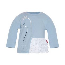 2Be3 Koszulka Dziewczęca Z Łabędziem I Falbankami 86 Szaro-Niebieska. Niebieskie koszulki i t-shirty dziewczęce 2Be3, z falbankami. Za 35.00 zł.