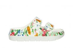 Klapki Laura Vita Nuon 17 Vert 202062, Biały, Tworzywo - 40. Białe klapki damskie LAURA VITA, bez wzorów, z materiału, bez obcasa, bez zapięcia. W wyprzedaży za 89.10 zł.