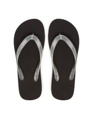 Calvin Klein Jeans Japonki Beach Sandal Monologo Tpu YW0YW01719 Srebrny. Szare klapki damskie Calvin Klein Jeans, bez wzorów, z jeansu, bez obcasa, bez zapięcia. Za 89.99 zł.