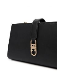 Tommy Hilfiger Torebka Th Libre Chain Crossover AW0AW18614 Czarny. Czarne listonoszki damskie Tommy Hilfiger, bez wzorów, ze skóry, bez dodatków. Za 529.99 zł.