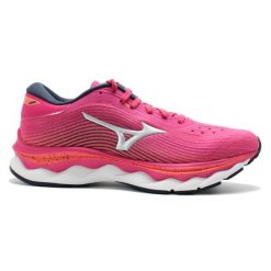 Buty do biegania WAVE SKY 5. Czerwone obuwie sportowe damskie Mizuno, bez zapięcia, do biegania, mizuno wave. W wyprzedaży za 623.65 zł.
