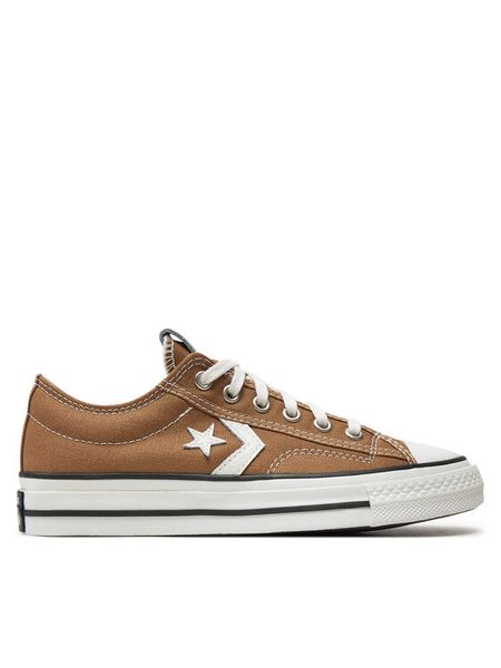 Converse Trampki Star Player 76 A08752C Brązowy. Brązowe trampki damskie Converse, bez wzorów, z materiału, bez zapięcia. Za 239.99 zł.