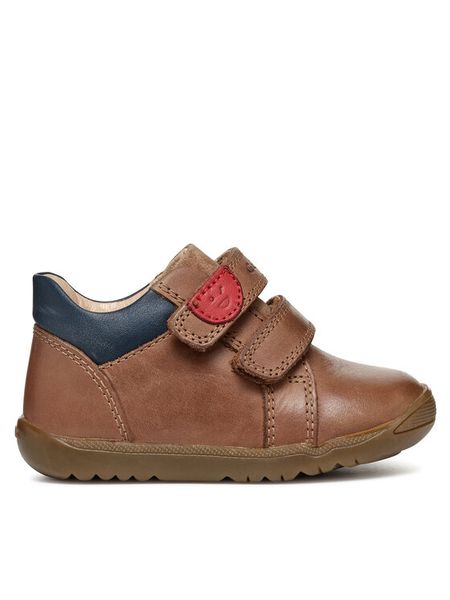 Geox Sneakersy B Macchia Boy B254NB 0CL22 C6001 Brązowy. Brązowe buty sportowe chłopięce Geox, ze skóry, bez zapięcia. Za 129.99 zł.
