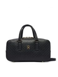 Tommy Hilfiger Torebka Th Daily Crossover Mono AW0AW18415 Czarny. Czarne torebki klasyczne damskie Tommy Hilfiger, ze skóry, bez dodatków. Za 649.99 zł.