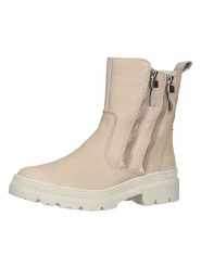 Ara Shoes Skórzane botki w kolorze beżowym rozmiar: 41. Brązowe botki damskie Ara Shoes, bez obcasa, bez zapięcia. Za 215.21 zł.