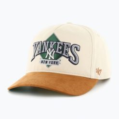 Czapka z daszkiem 47 Brand New York Yankees Mets The Diamond Hitch. Brązowe czapki z daszkiem damskie 47 Brand, bez wzorów. Za 149.99 zł.