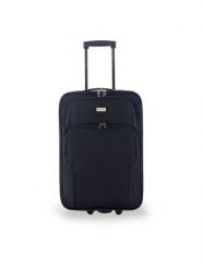 Semi Line Walizka kabinowa T5679-1 Czarny. Czarne walizki Semi-line, bez wzorów, z poliesteru. Za 169.99 zł.