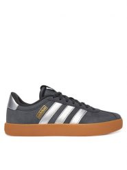 Adidas Sneakersy Vl Court 3.0 IH6514 Szary. Szare obuwie sportowe damskie Adidas, ze skóry, bez zapięcia. Za 299.99 zł.