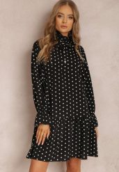 Czarna Sukienka Erosyne. Czarne sukienki damskie Renee, bez wzorów, bez ramiączek. W wyprzedaży za 43.99 zł.