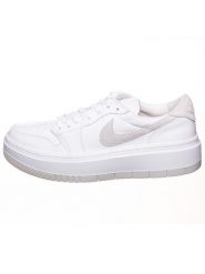 Air Jordan Skórzane sneakersy "1 Elevate Low'' w kolorze biało-szarym rozmiar: 44. Białe obuwie sportowe damskie AIR JORDAN, bez zapięcia. Za 218.57 zł.